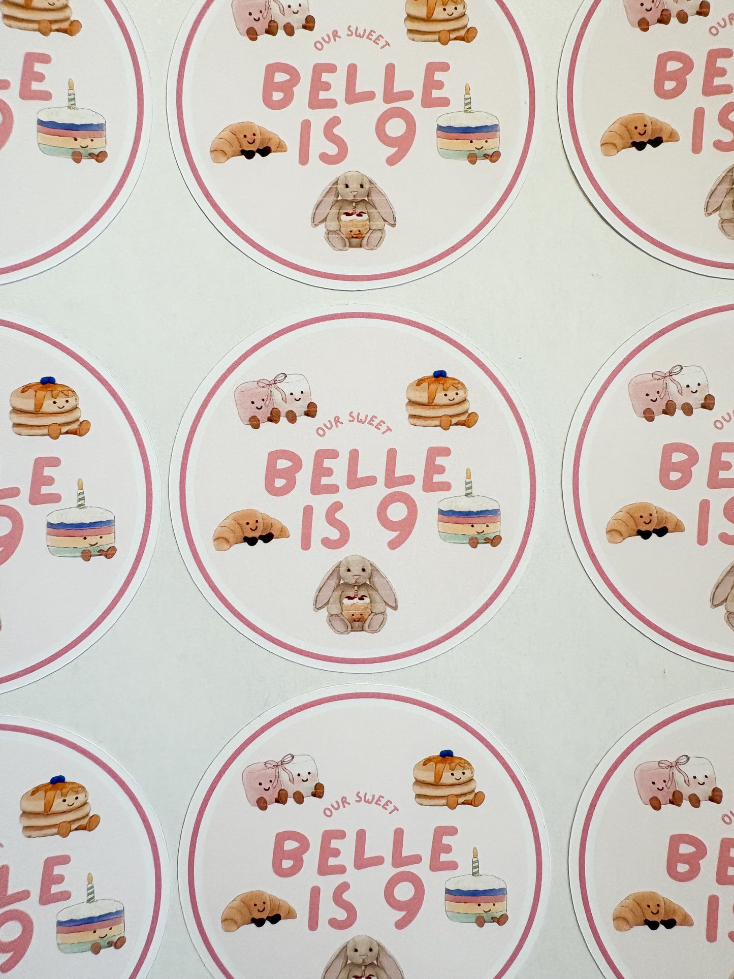 Personalised Jelly C Stickers