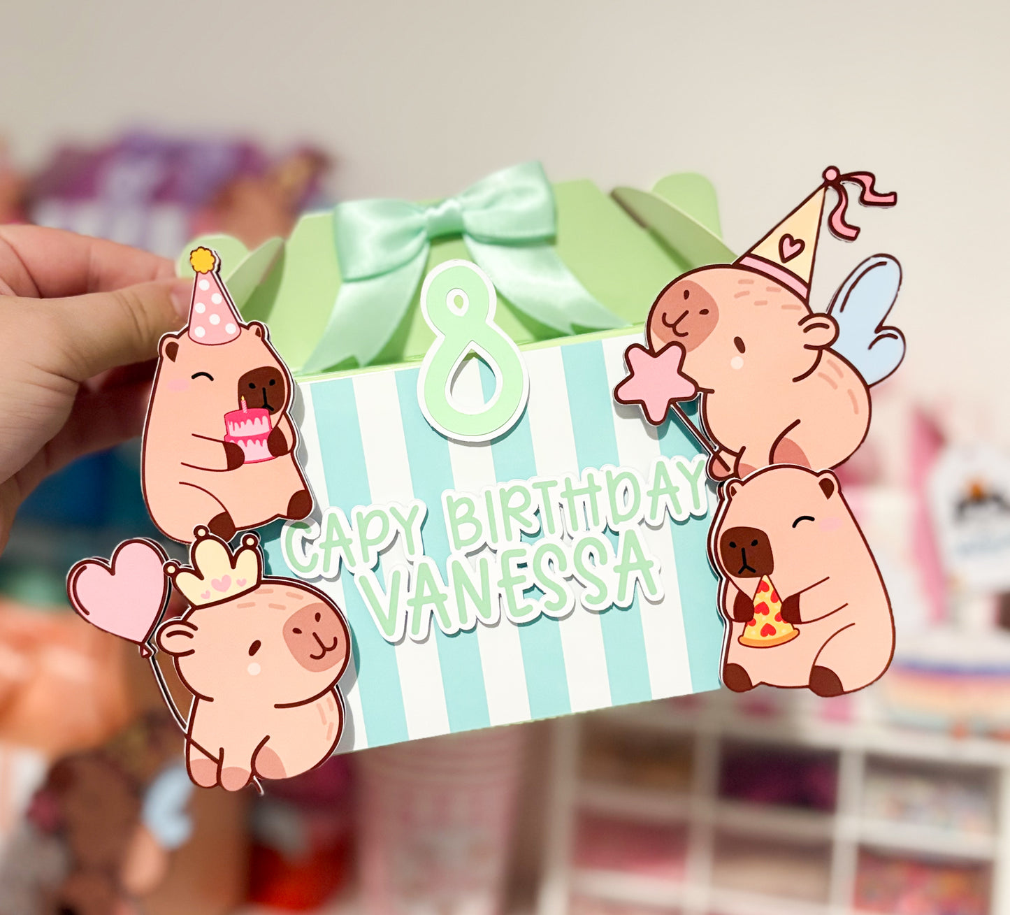 Capybara 3D Party Boxes