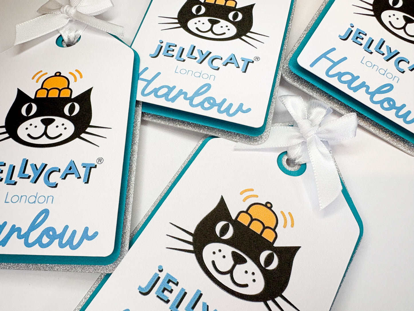 Personalised Jelly C Gift Labels/ Cake Charms