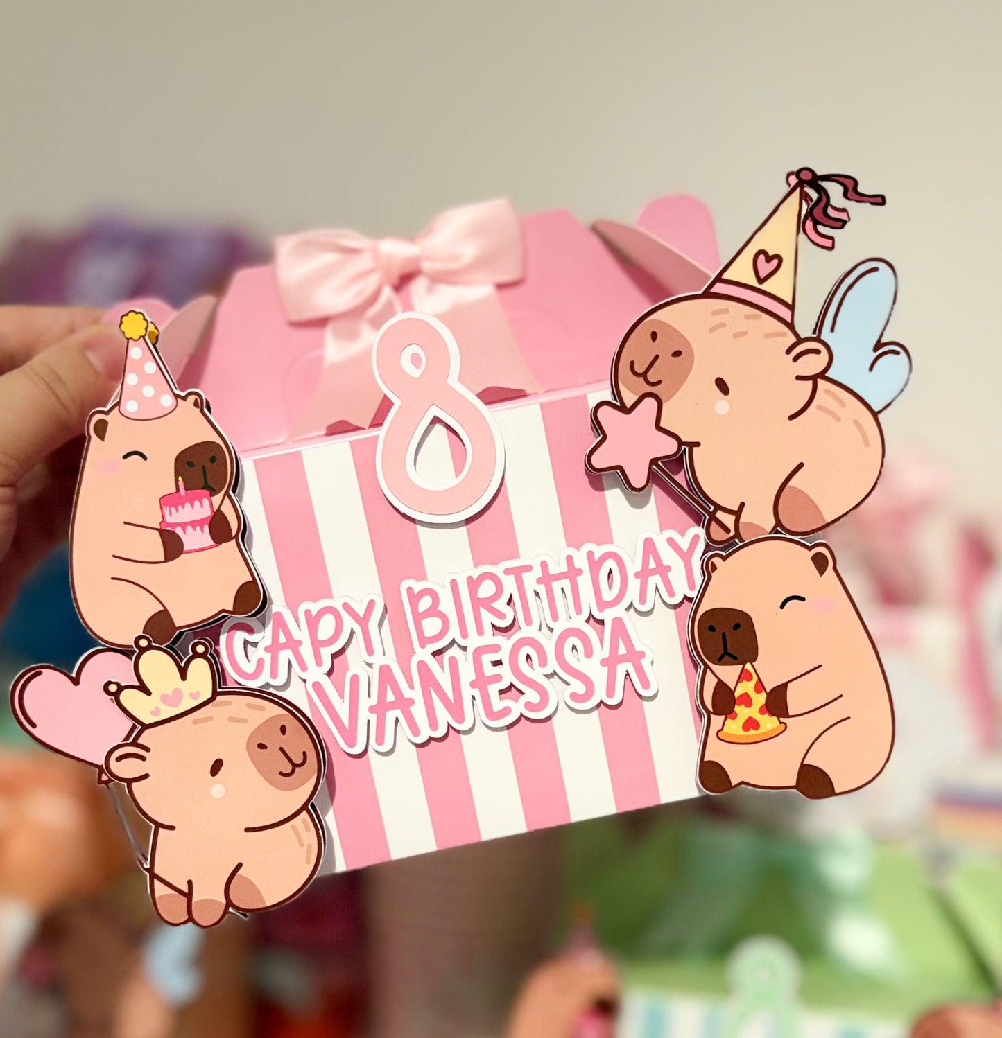 Capybara 3D Party Boxes