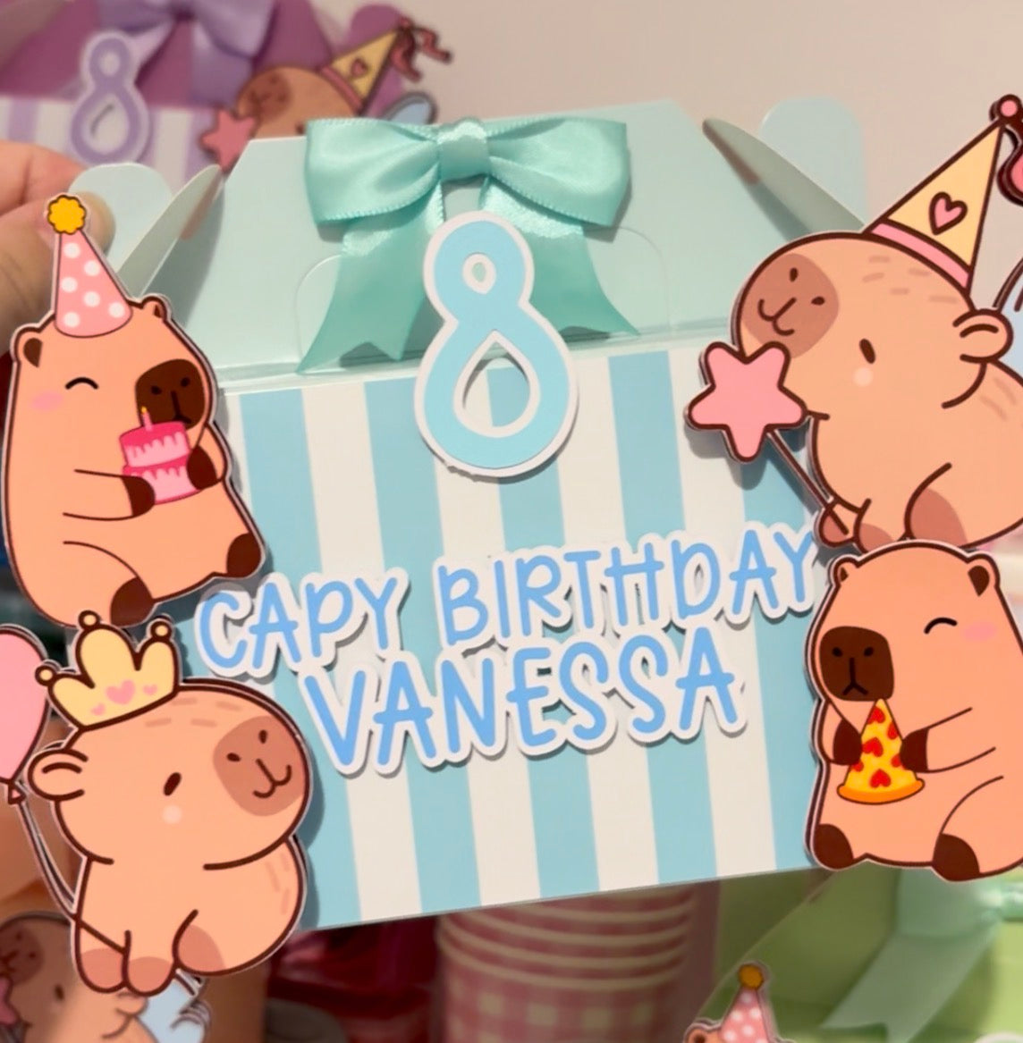 Capybara 3D Party Boxes