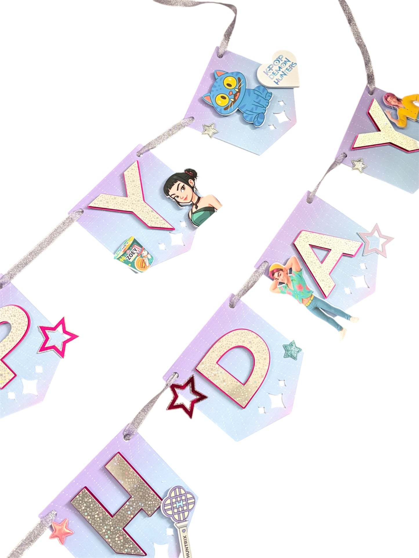 KPDH Personalised Party Garland | Party Decor Bunting Banner