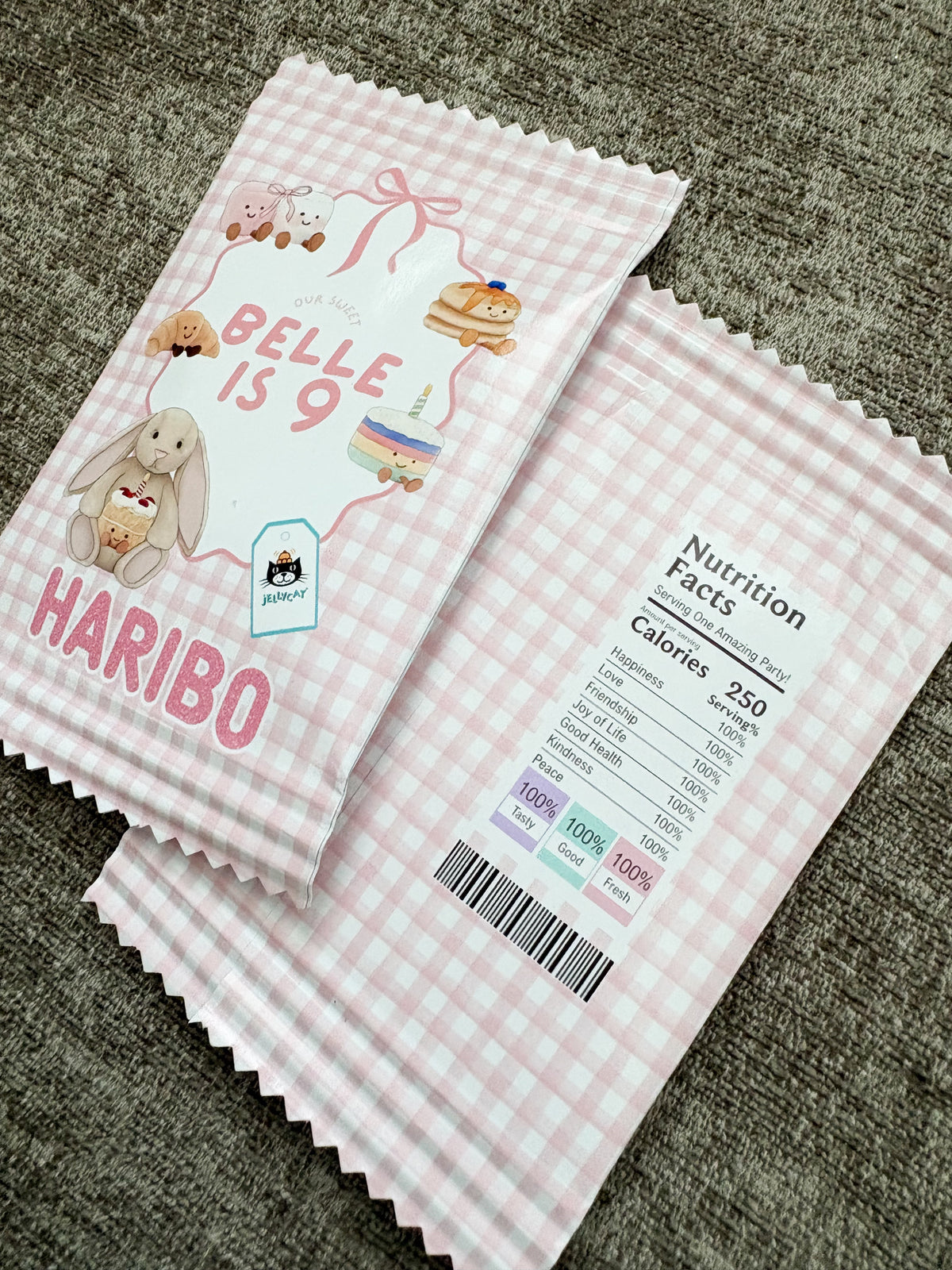 Jelly C Sweet/Chocolate/Crisp Wrappers