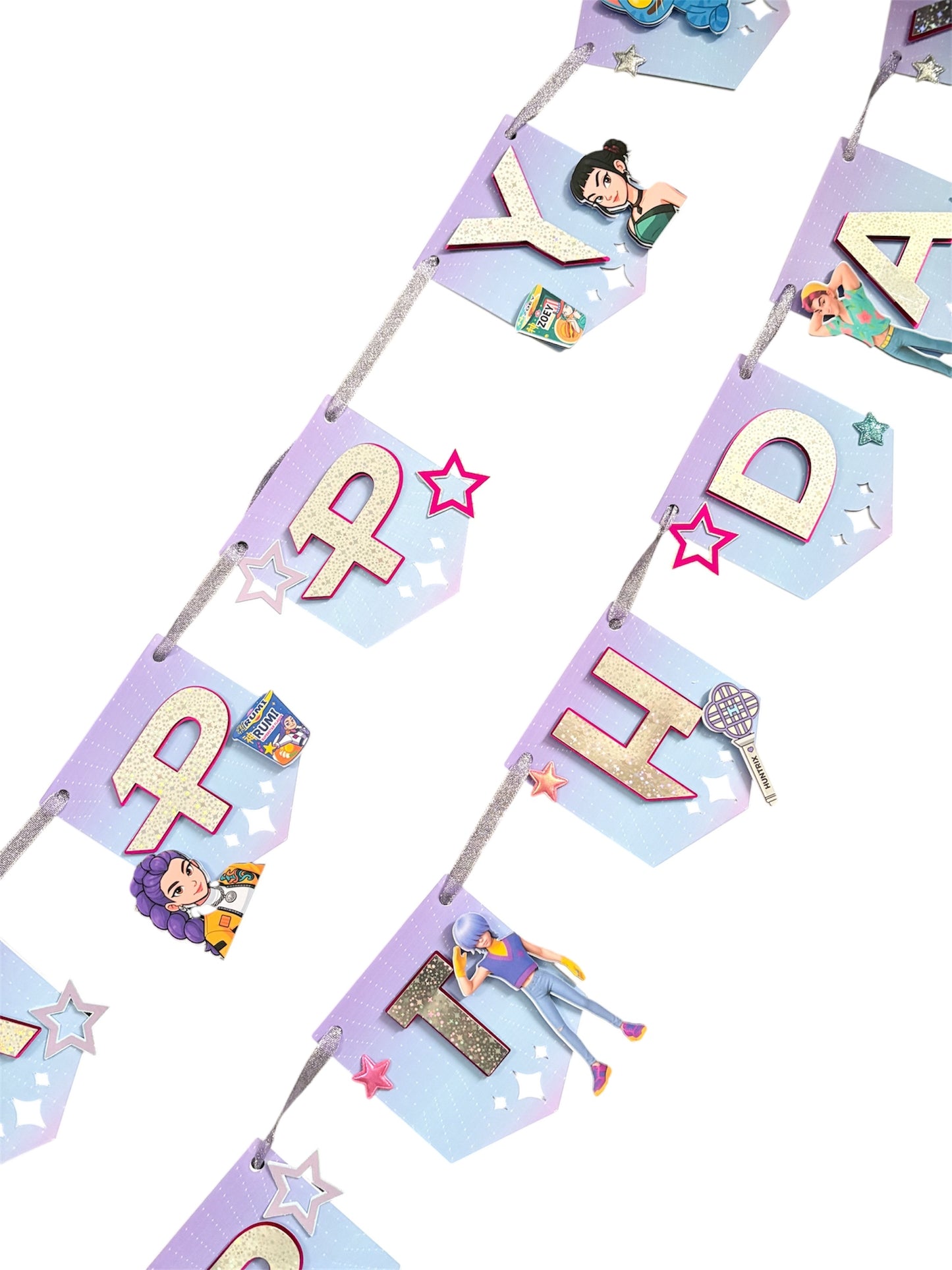 KPDH Personalised Party Garland | Party Decor Bunting Banner