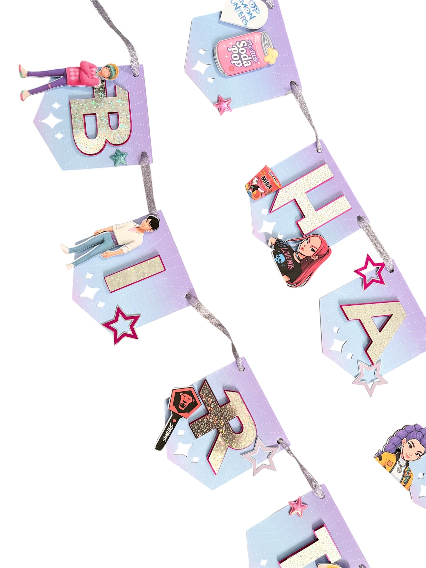 KPDH Personalised Party Garland | Party Decor Bunting Banner