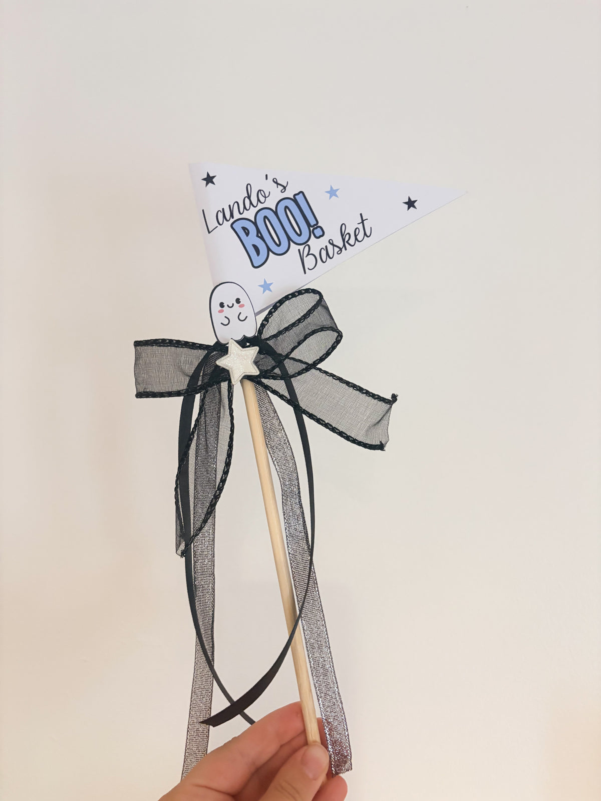 Boo Basket Halloween Wands