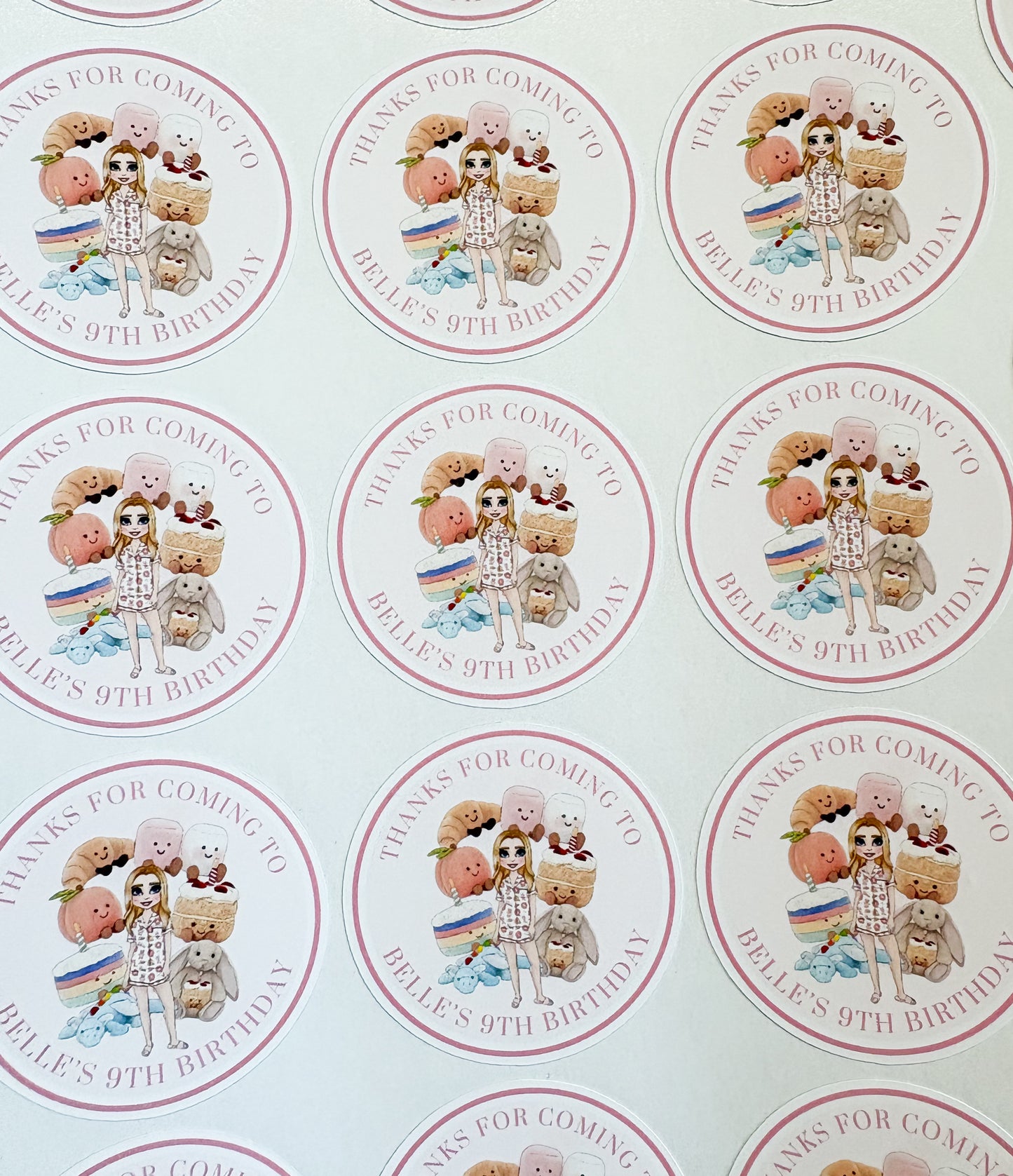 Personalised Jelly C Stickers