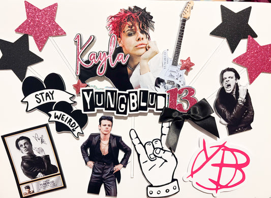 Yungblud Cake Topper and Charms