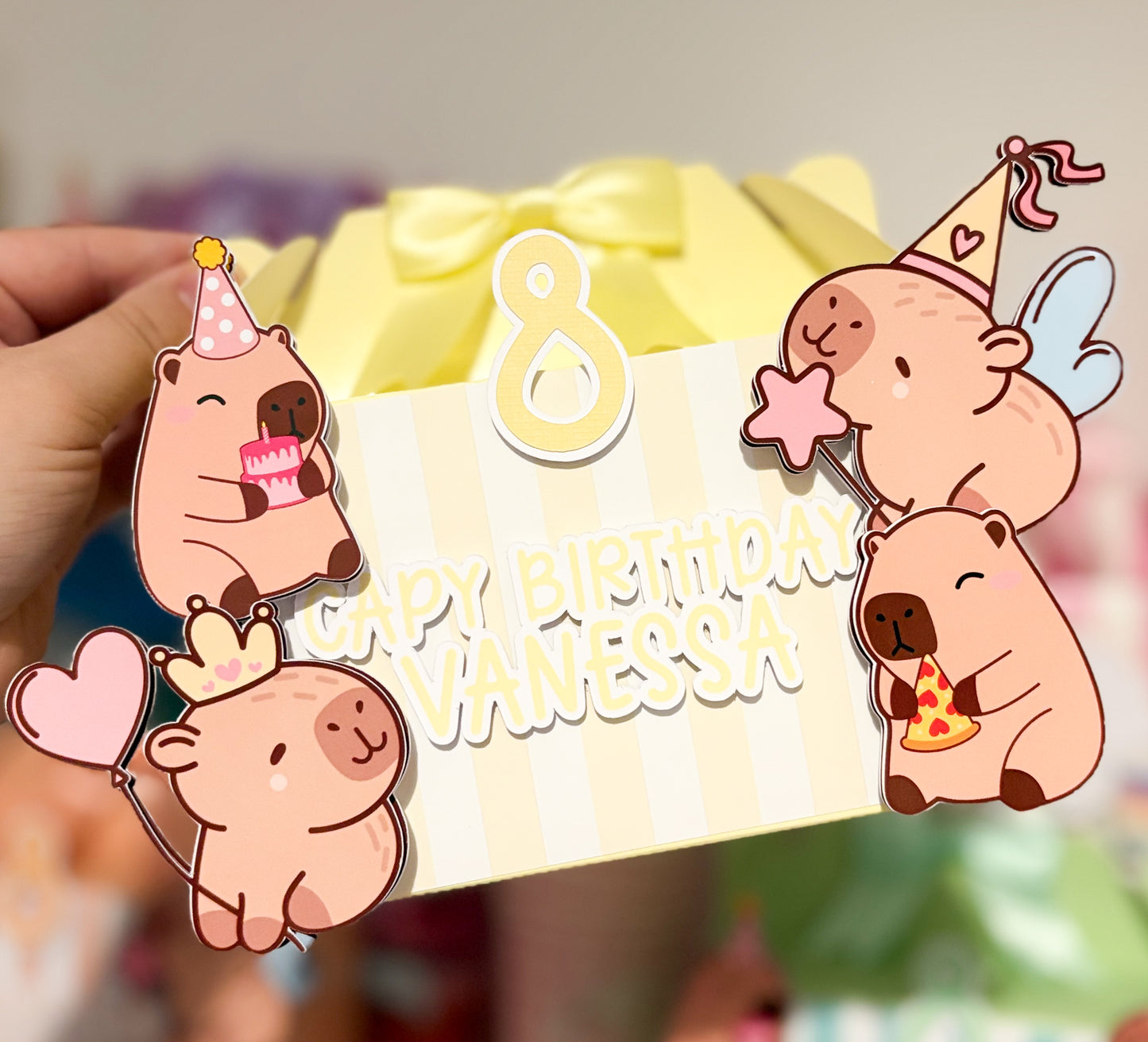 Capybara 3D Party Boxes