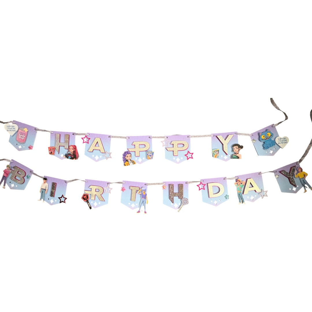 KPDH Personalised Party Garland | Party Decor Bunting Banner