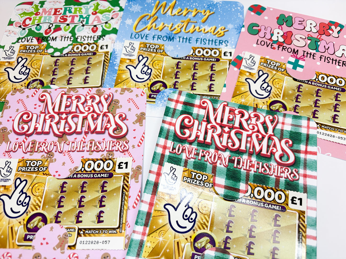Personalised Scratch Card Holder
