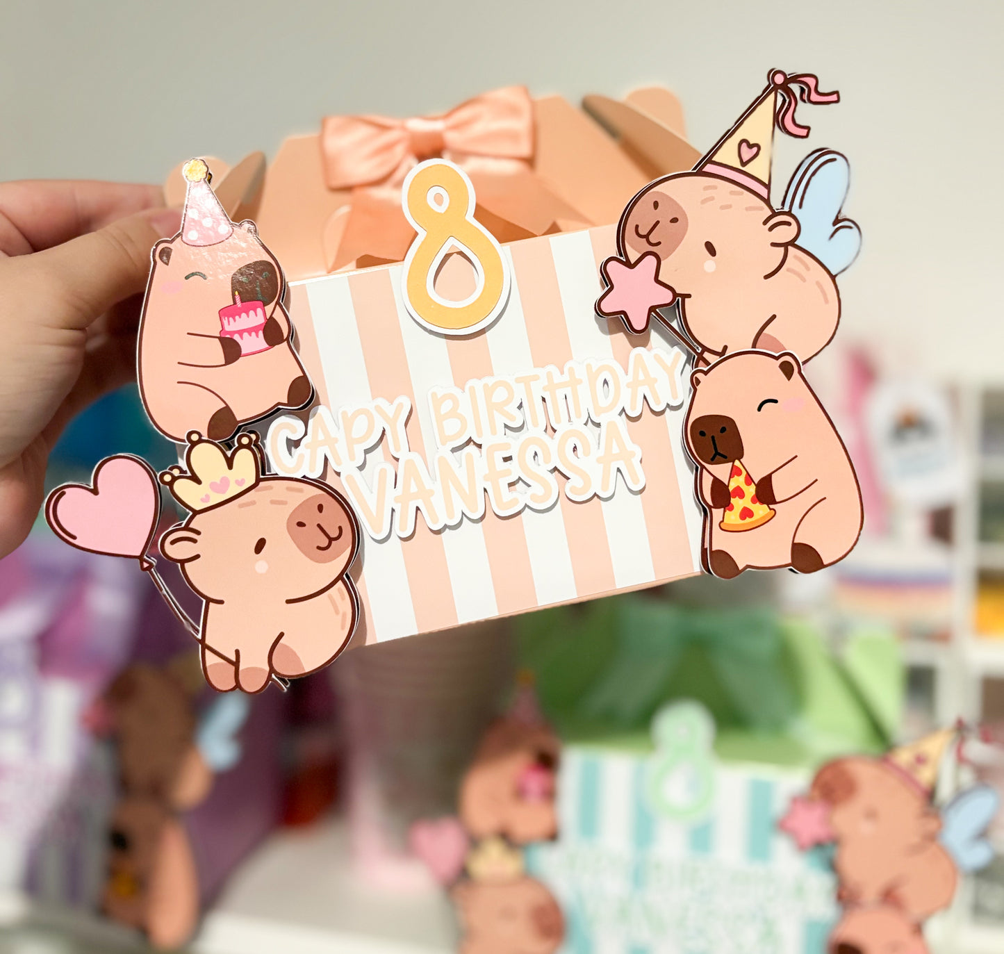 Capybara 3D Party Boxes