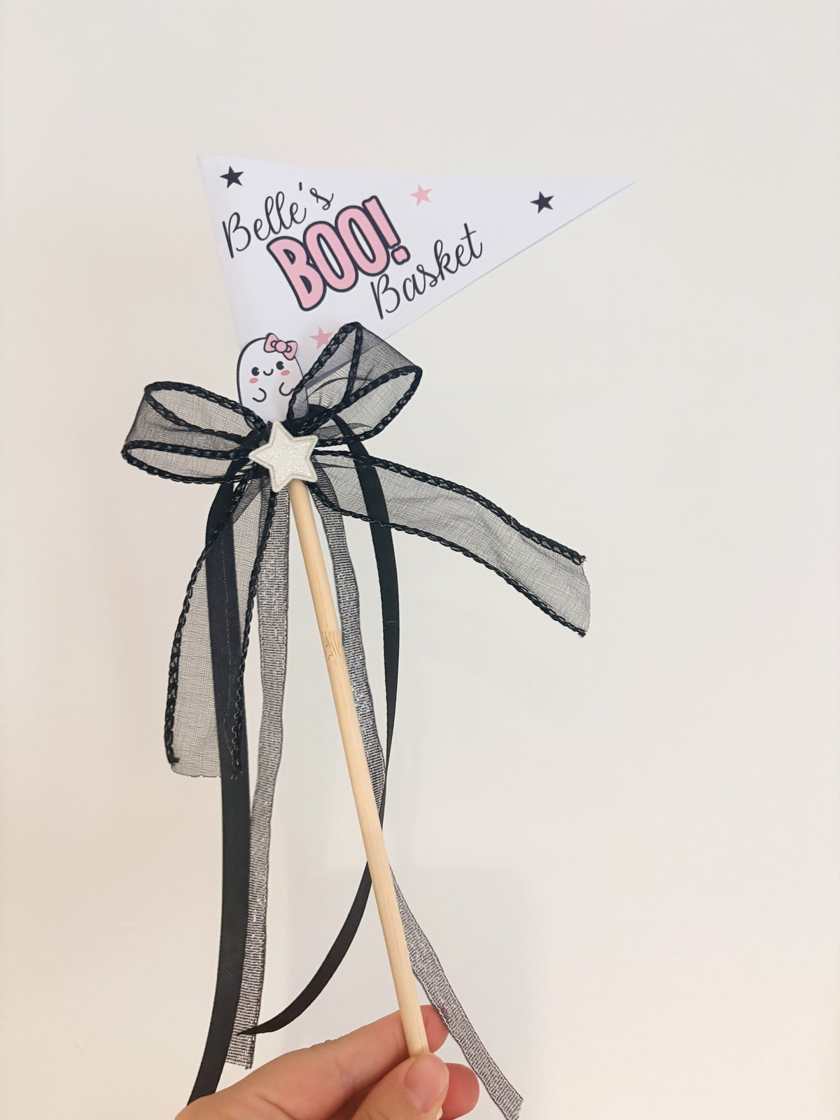 Boo Basket Halloween Wands