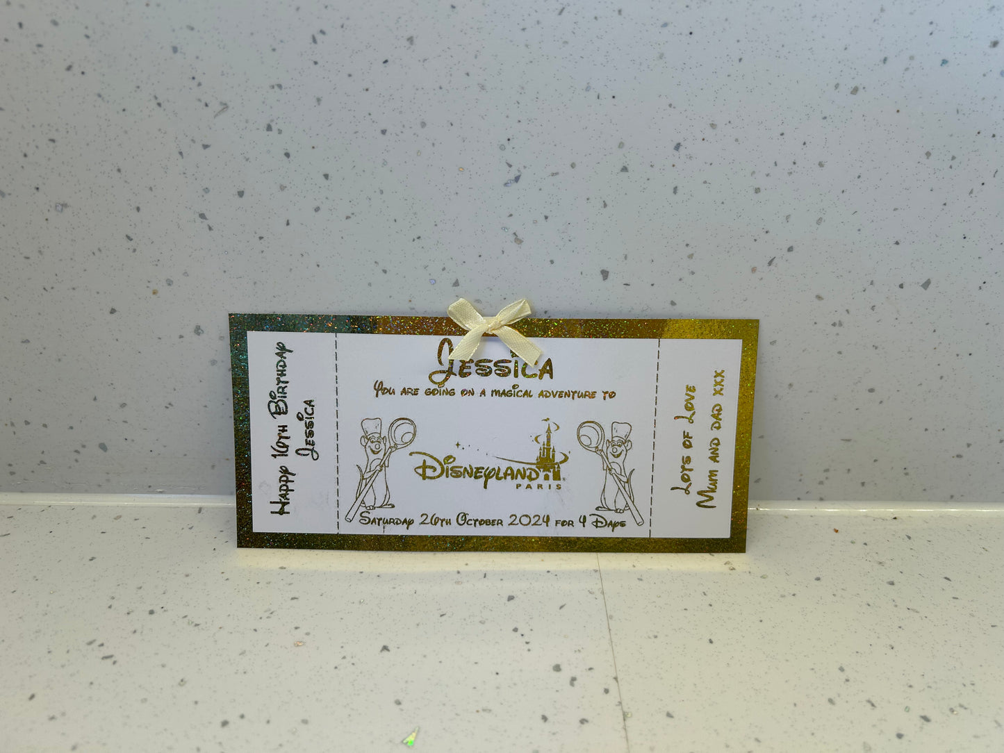 Personalised Foiled and Printed Tickets