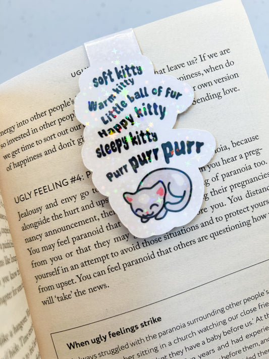 Soft Kitty Magnetic Bookmark