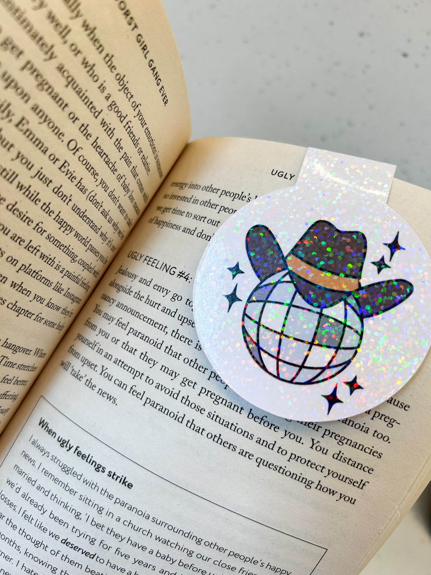 Disco Cowboy Magnetic Bookmark