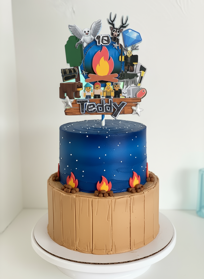 99 Nights in the Forest Cake Topper