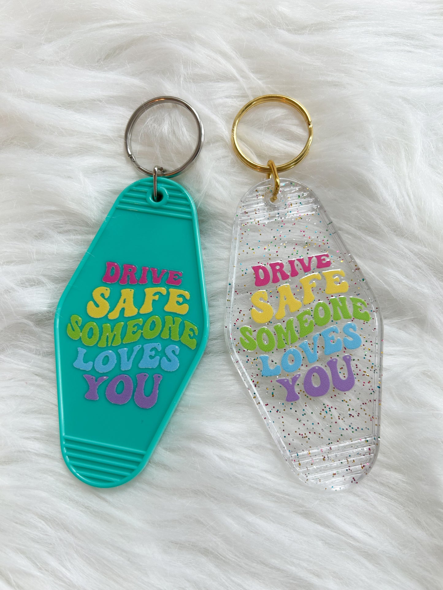 Drive safe Keyring