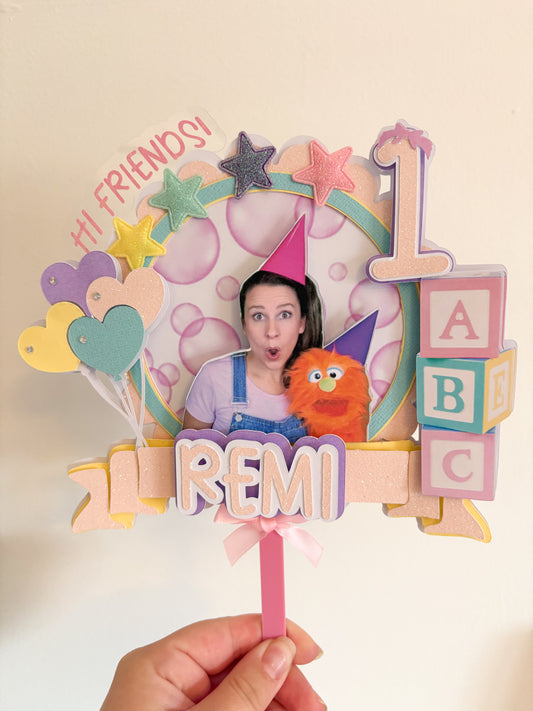 Miss Rachel Cake Topper | Birthday Party | Personalised