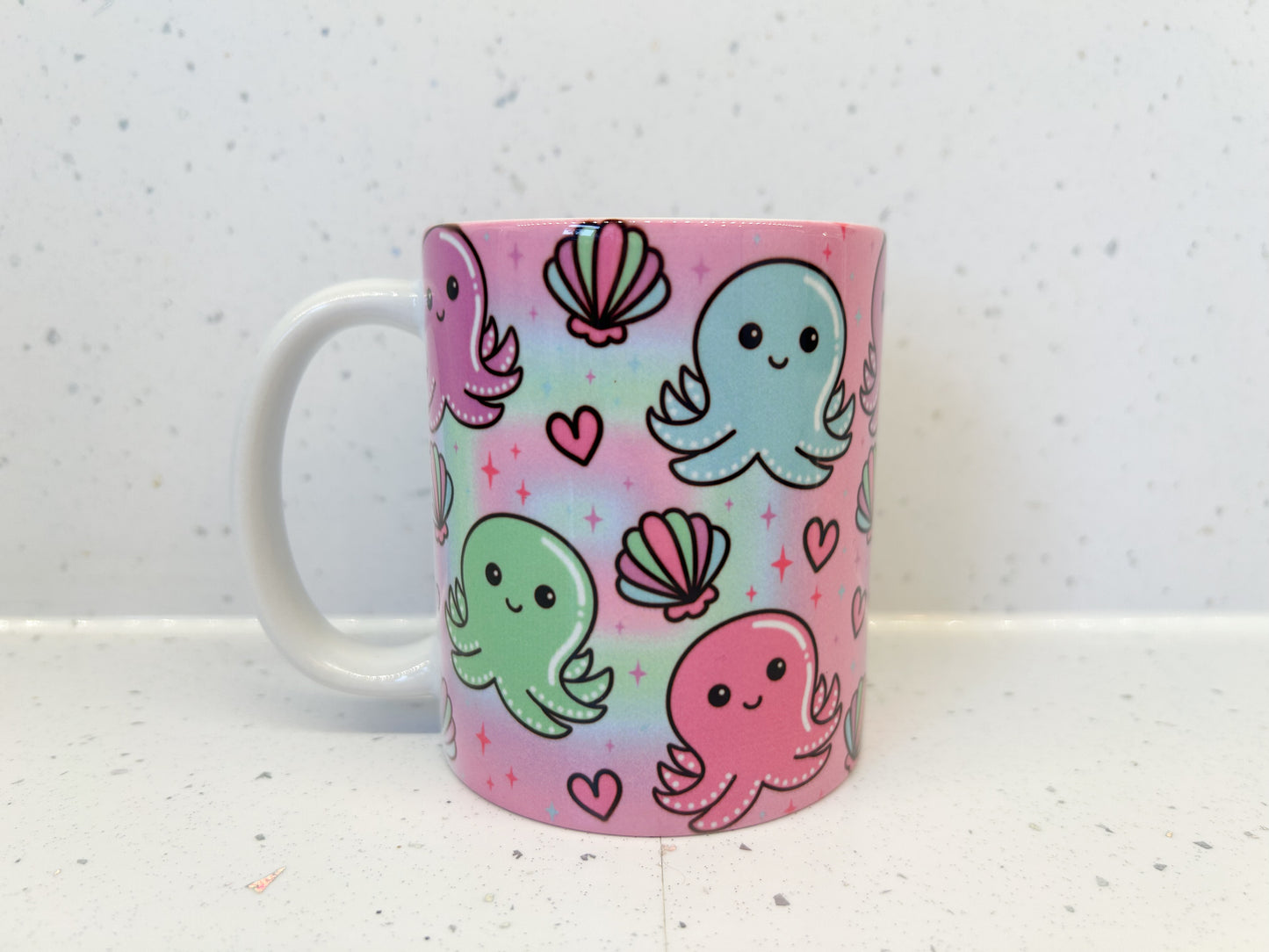 Pastel Octopus Mug