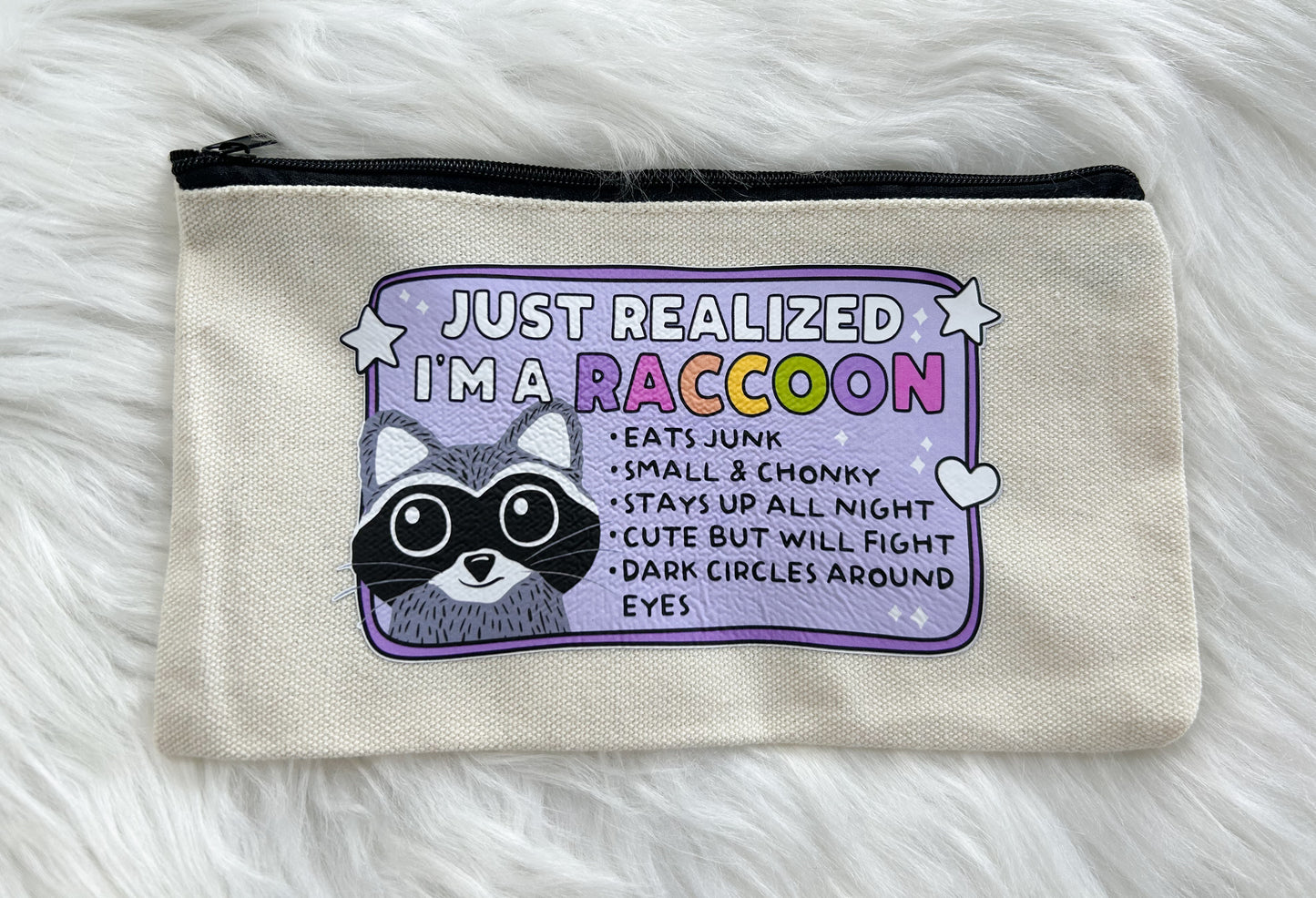 Raccoon Pencil Case