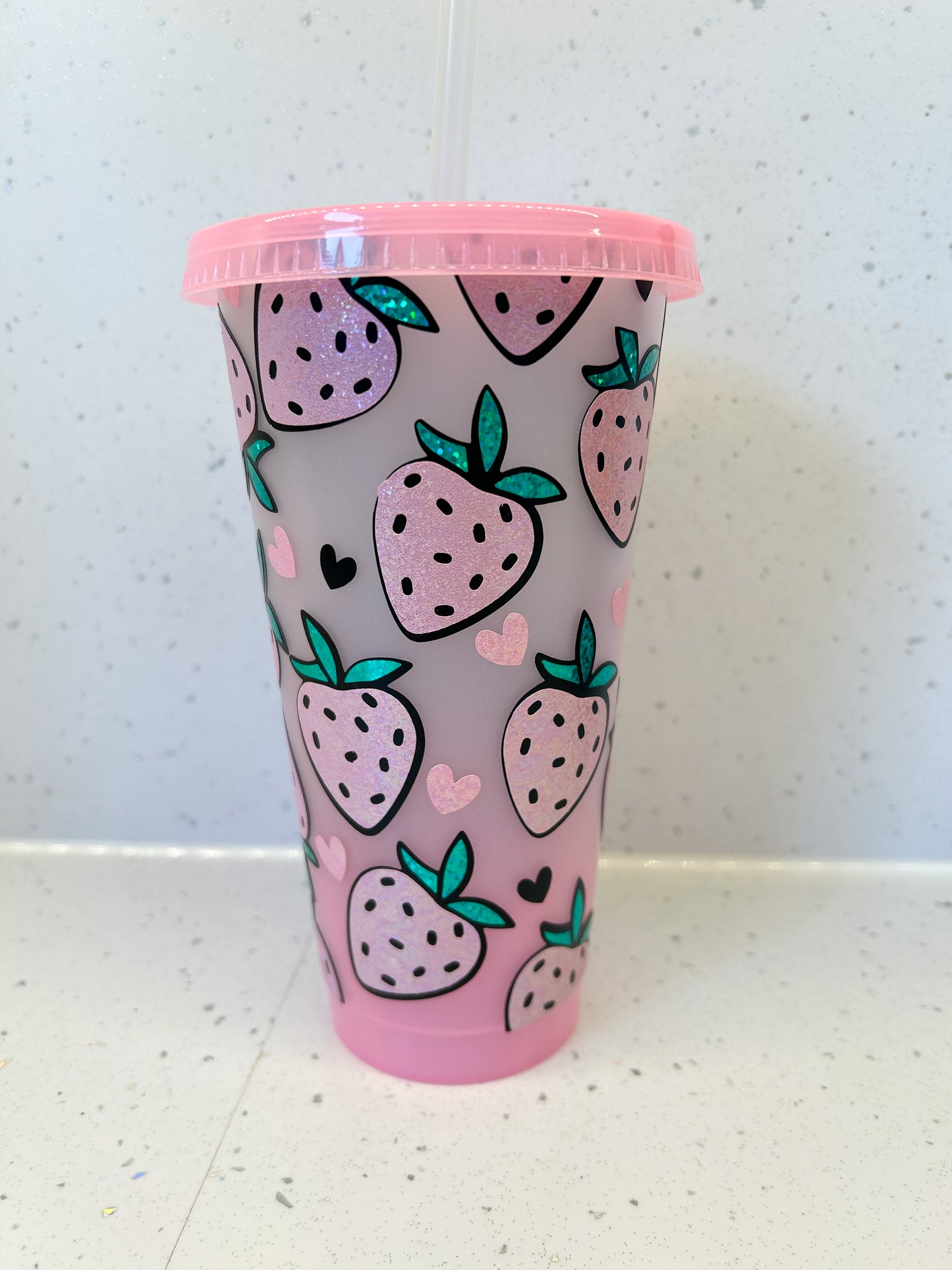 Strawberry Ombré Cold Cup