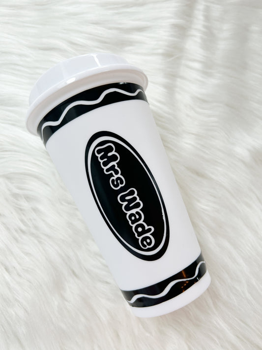 Personalised Crayon Hot Cup