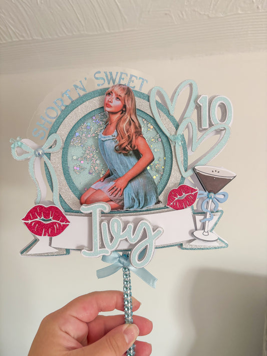 Sabrina C inspired Cake Topper | Birthday Party | Personalised