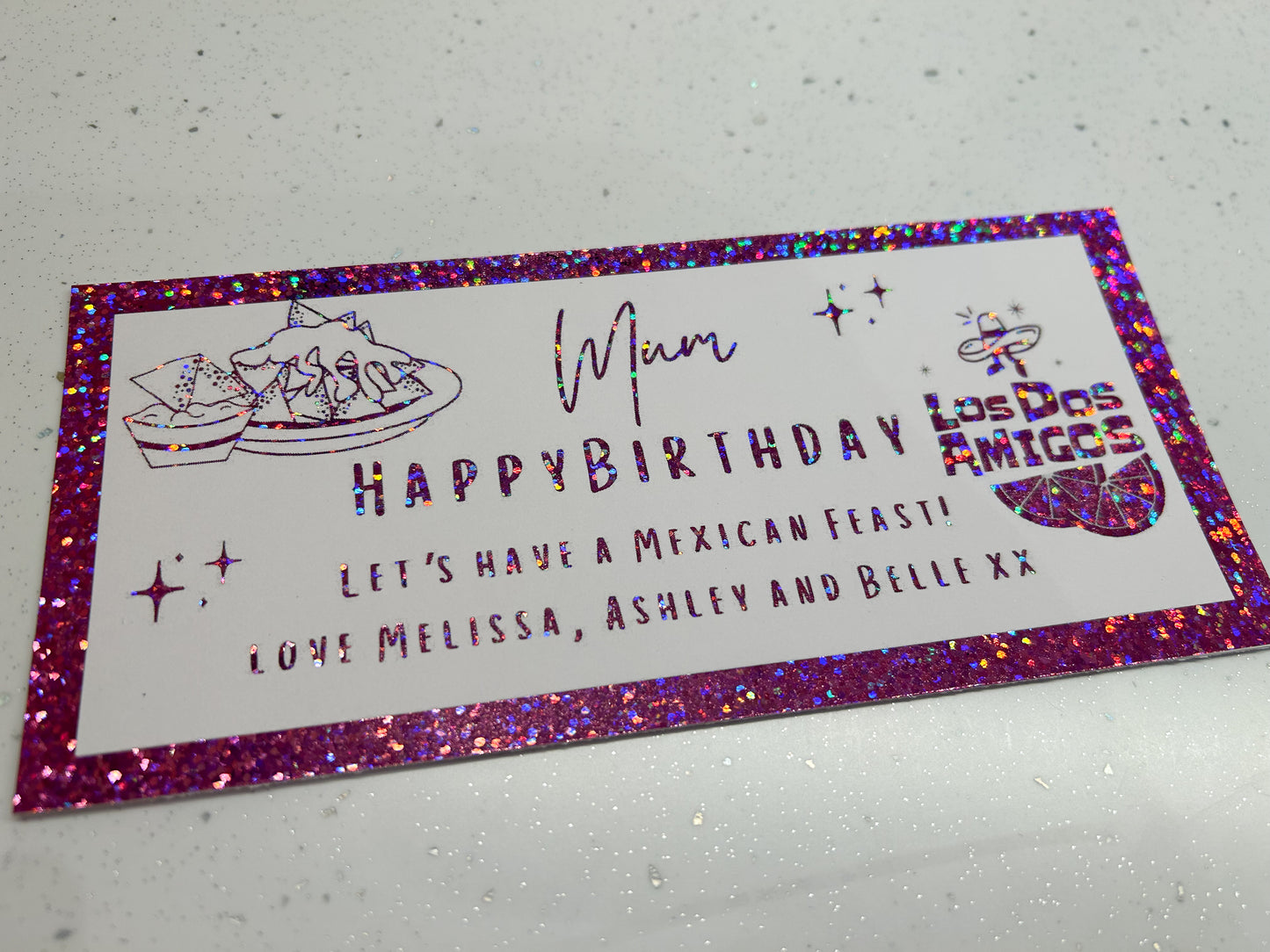 Personalised Foiled and Printed Tickets