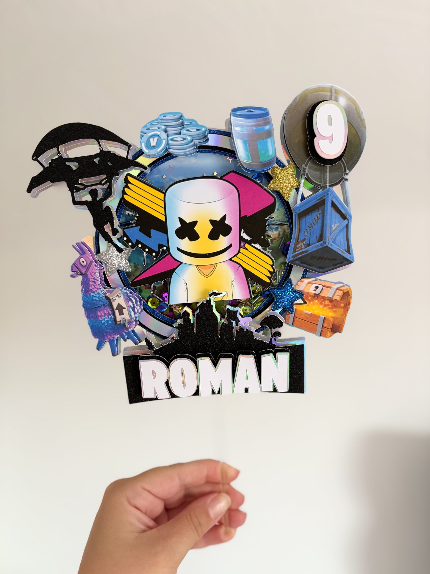 Gamer Cake Topper | Birthday Party | Personalised