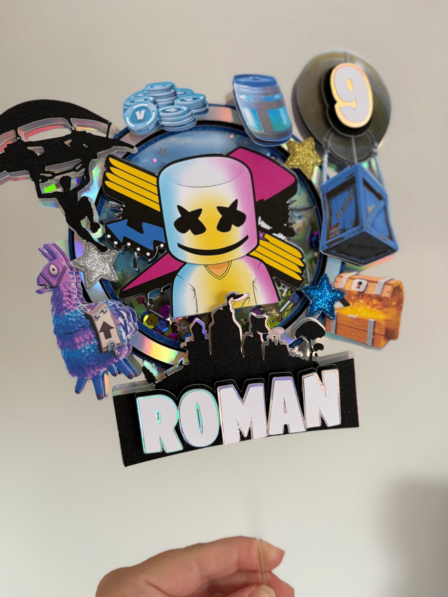Gamer Cake Topper | Birthday Party | Personalised