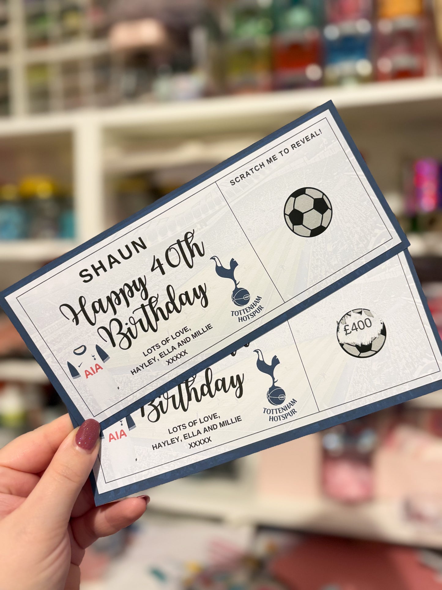 Personalised Tickets for any occasion