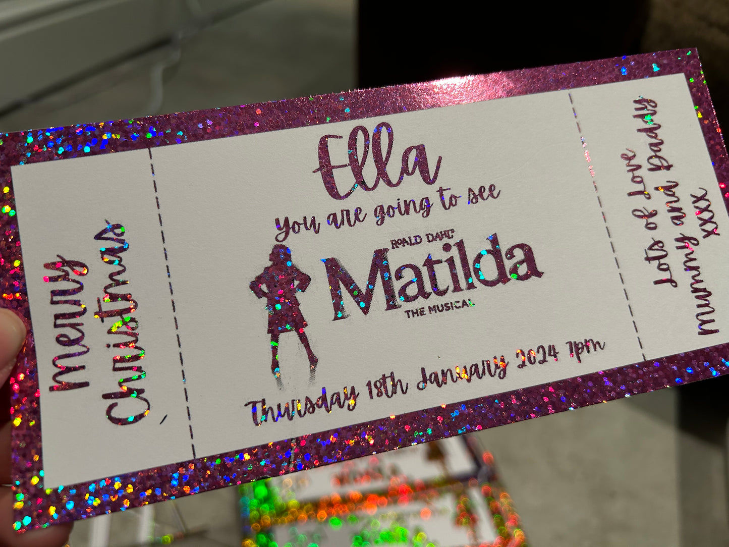 Personalised Foiled and Printed Tickets