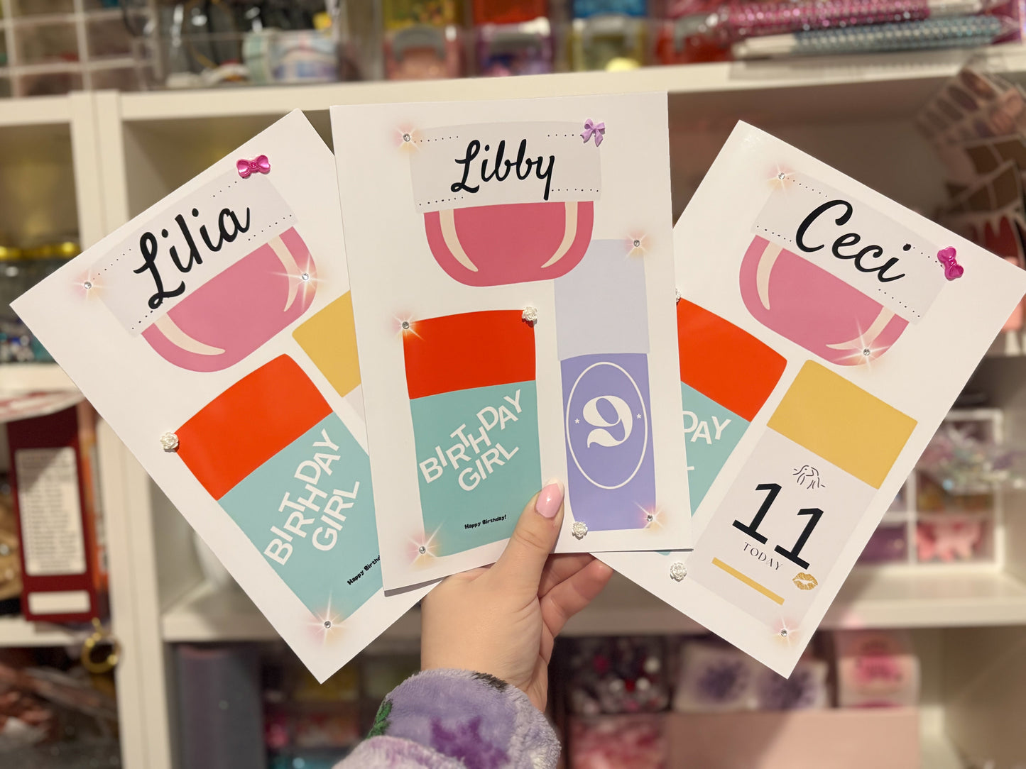 Makeup and Skincare Birthday Card | Personalised