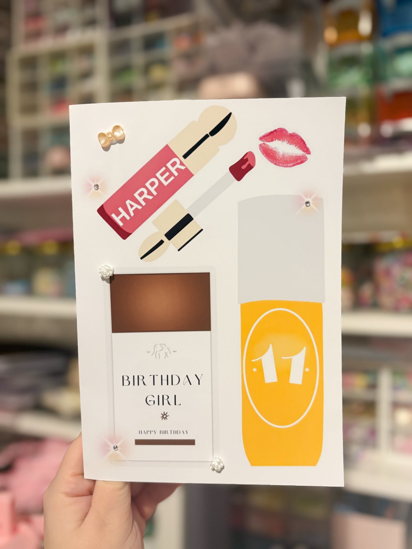 Makeup and Skincare Birthday Card | Personalised