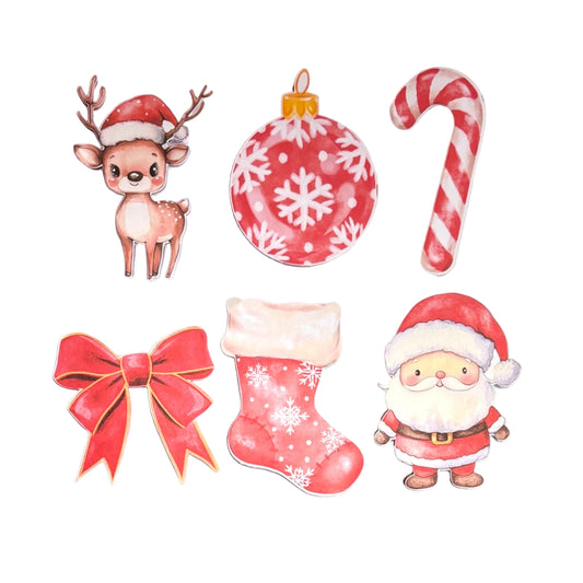 Santa Cupcake Toppers