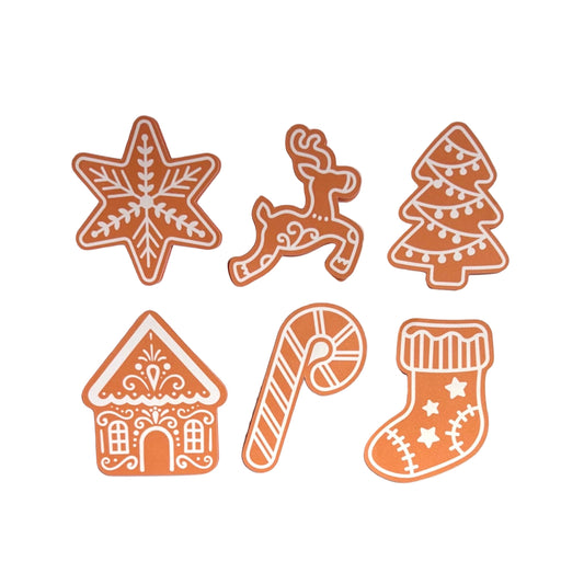 Christmas Cookie Cupcake Toppers/Charms