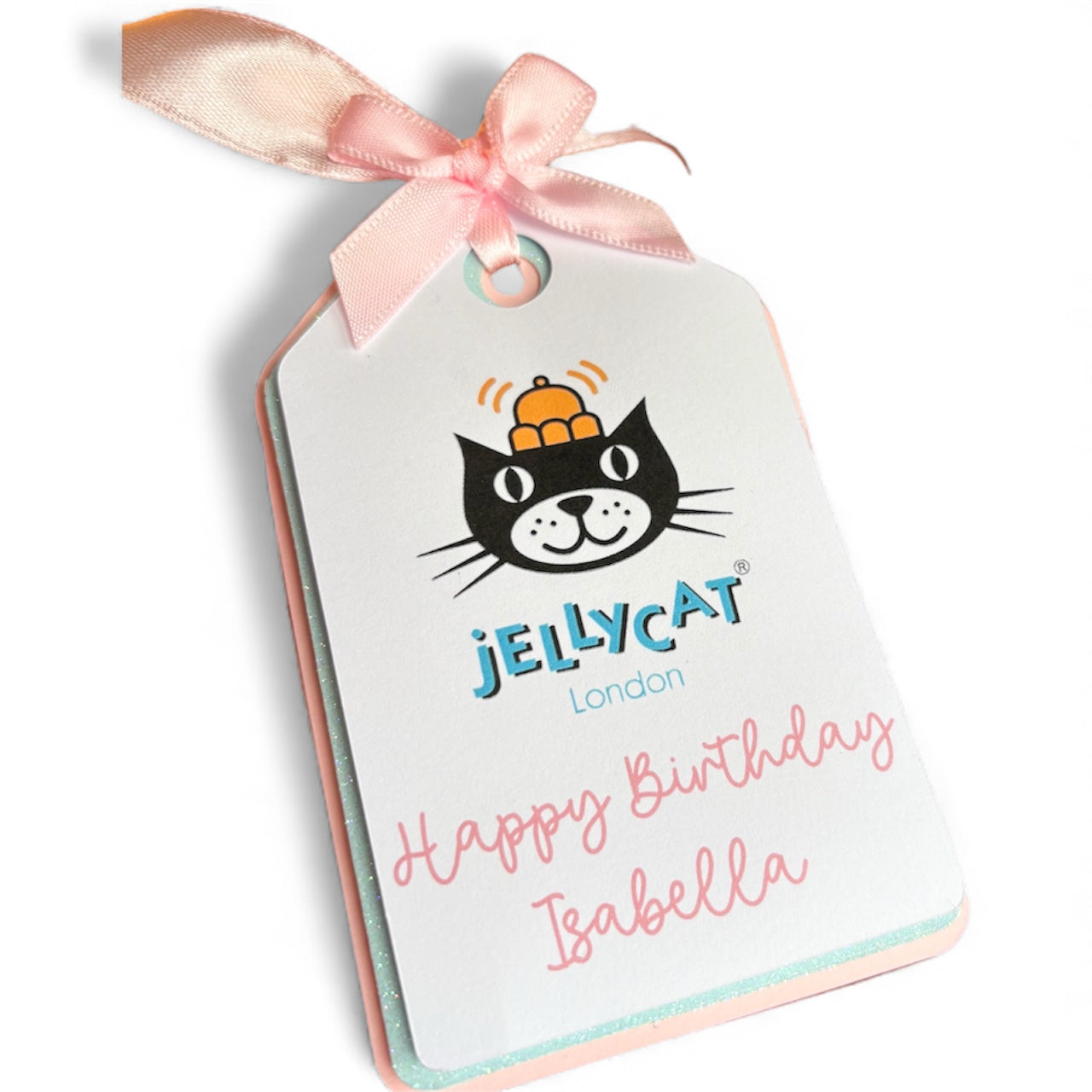 Personalised Jellycat Gift Labels/ Cake Charms