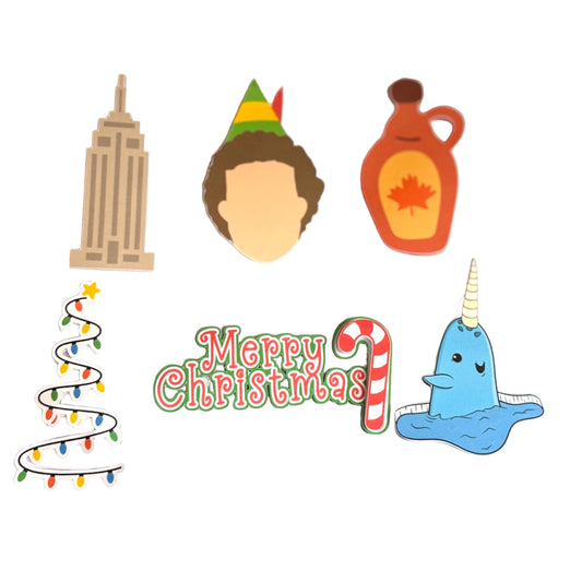 Elf inspired Cupcake Toppers