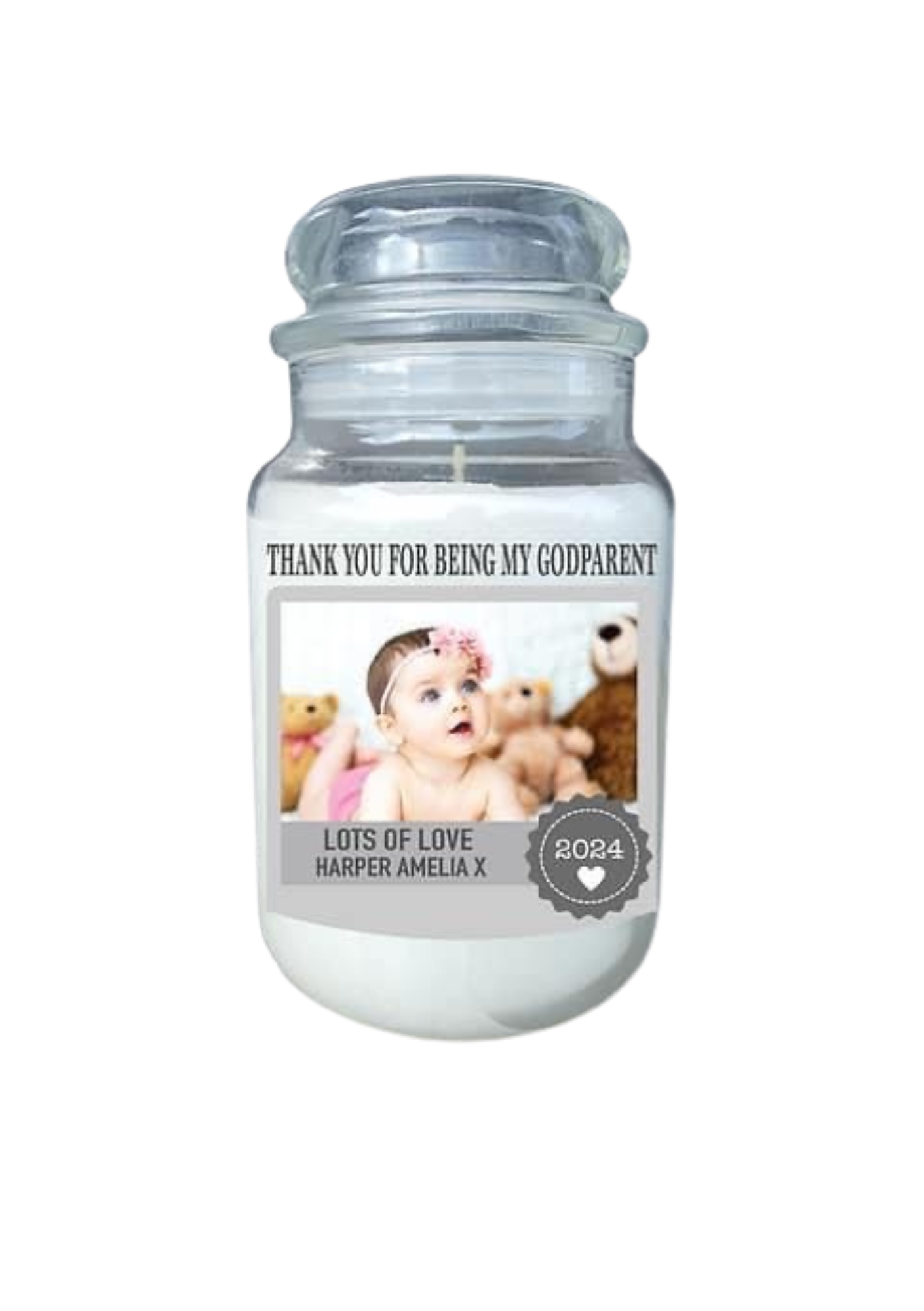 Personalised Photo Candle