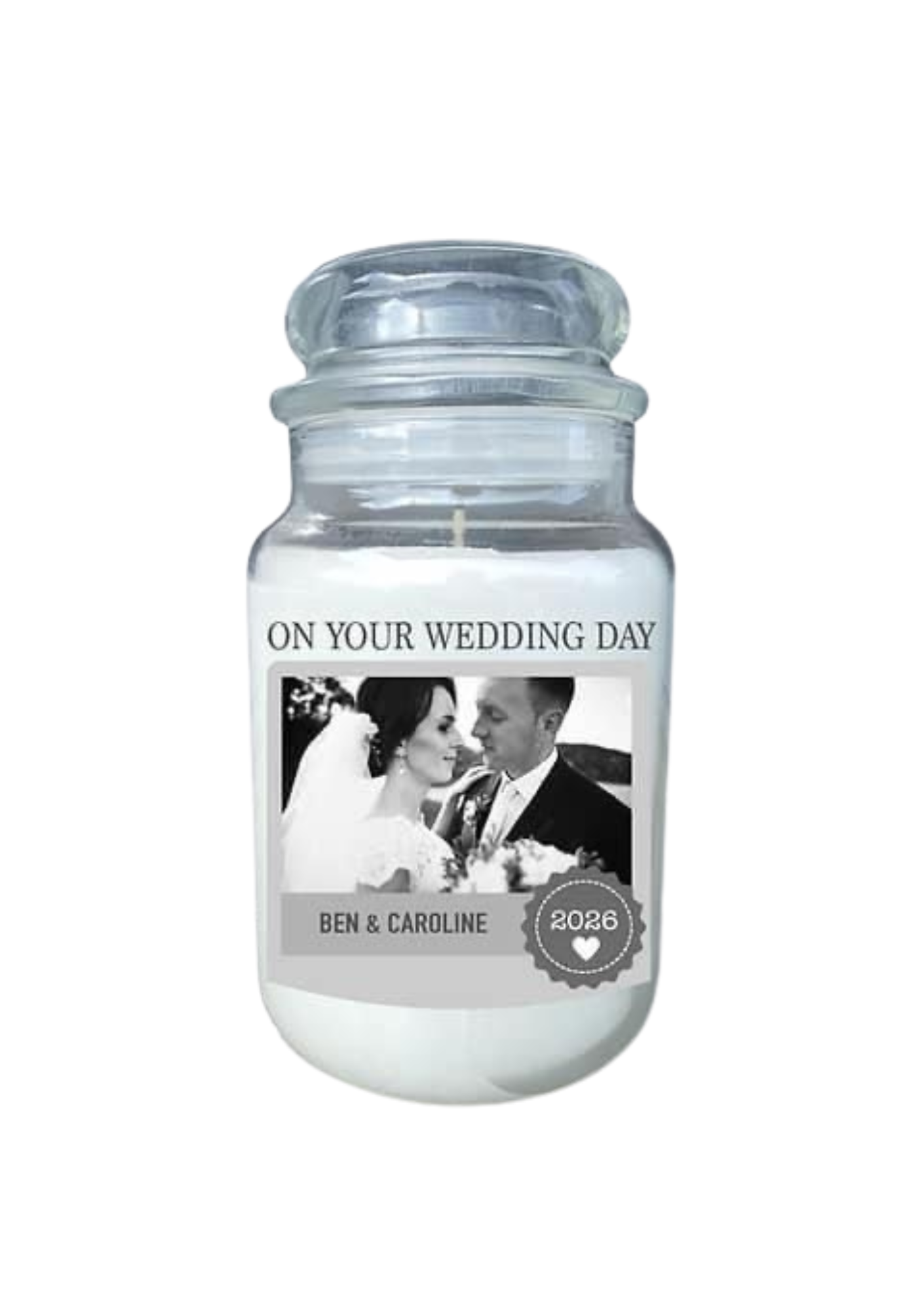 Personalised Photo Candle