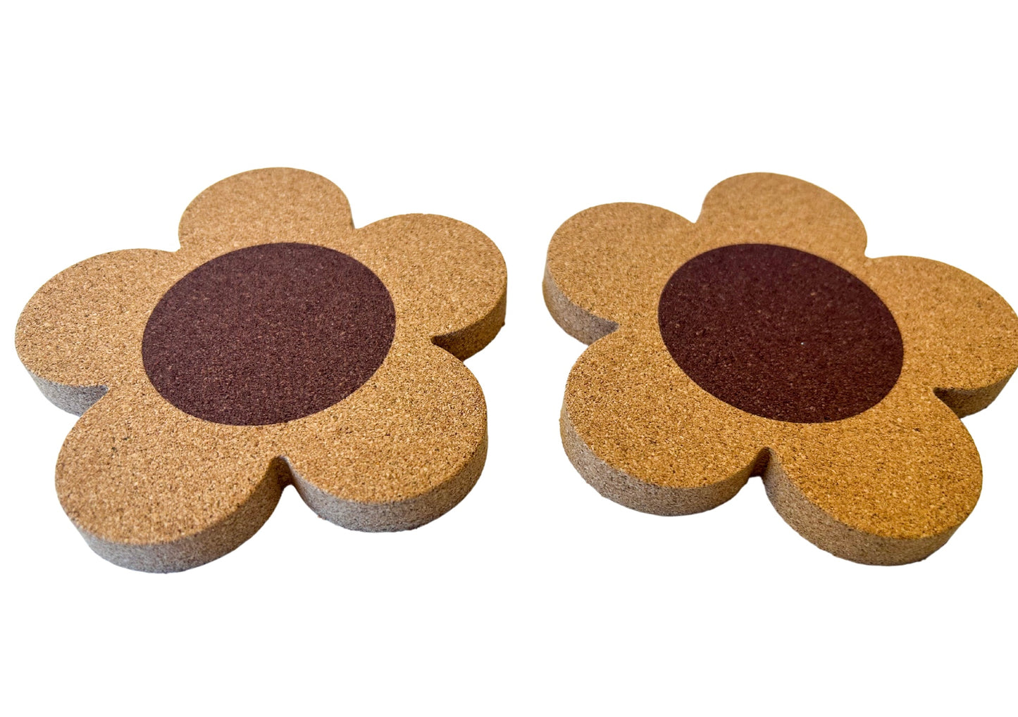 Flower Power Cork Coaster