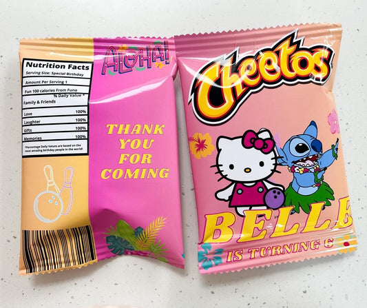 Personalised Party Favours | Crisp or Sweet Packets | Birthday