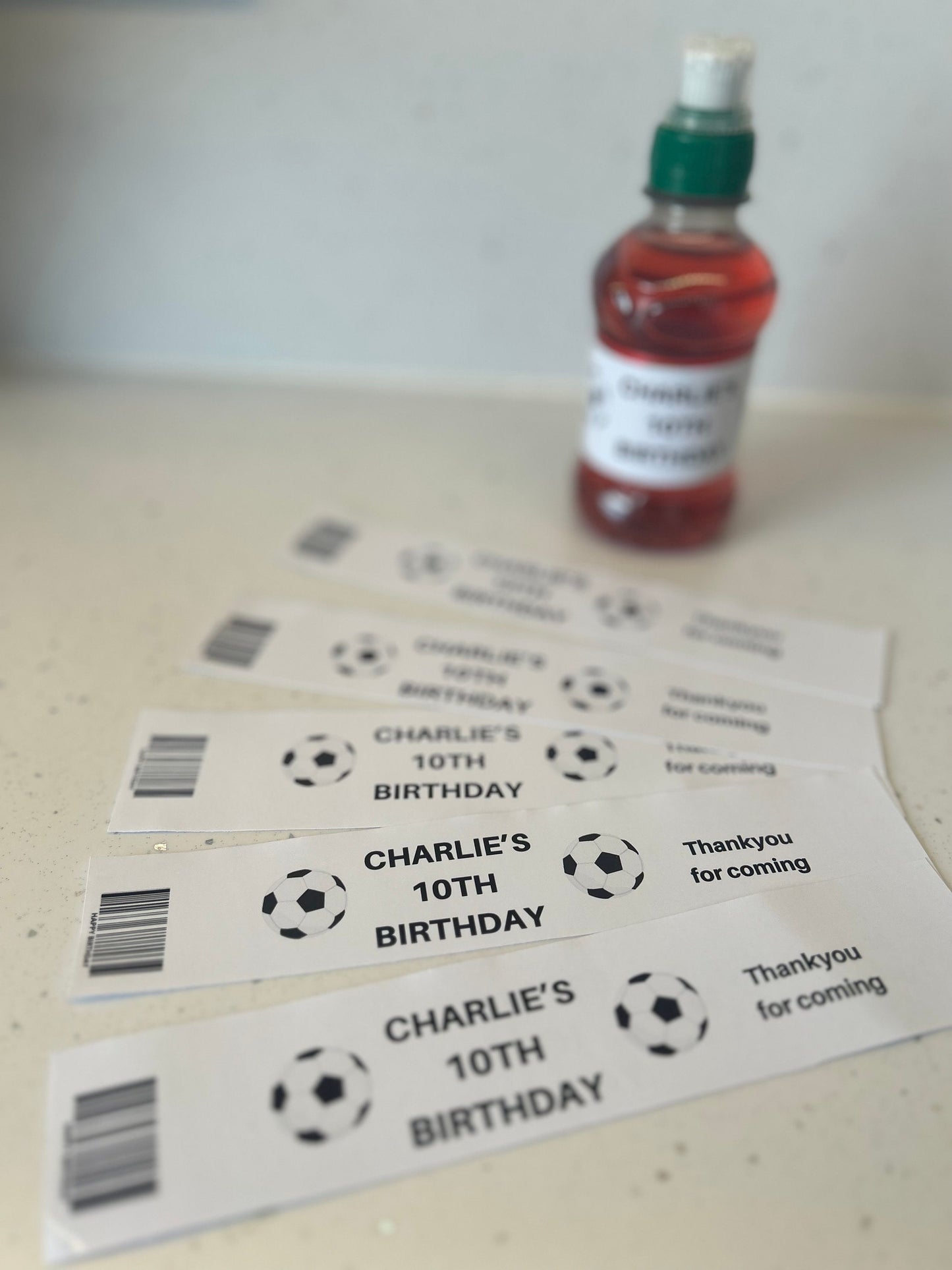 Personalised Fruit Shoot drinks wrappers | Birthday Party | Party Favours