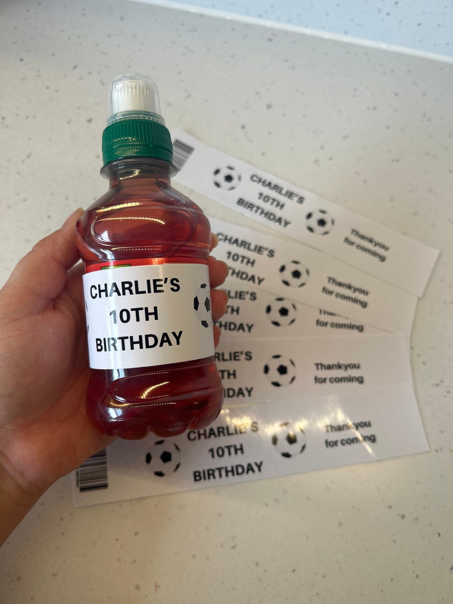 Personalised Fruit Shoot drinks wrappers | Birthday Party | Party Favours