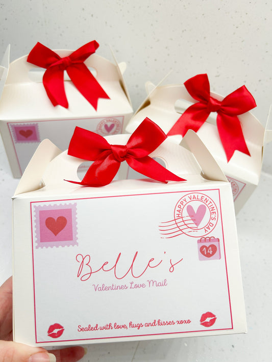 Valentines Gift Box Personalised | Children’s Valentine’s Gift | Love Mail