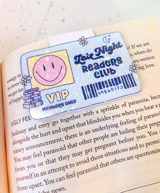 Late Night Readers Magnetic Bookmark
