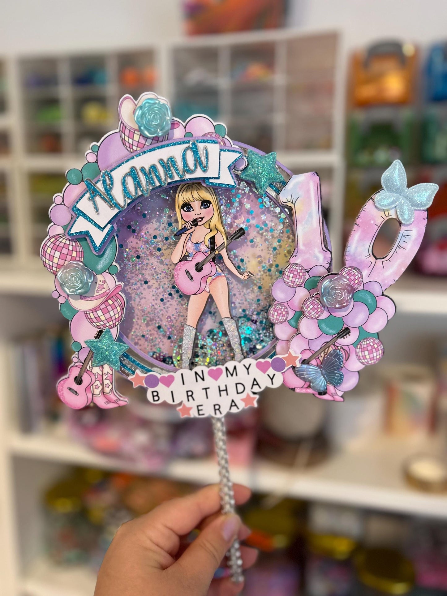 Swiftie inspired Cake Topper | Birthday Party | Personalised