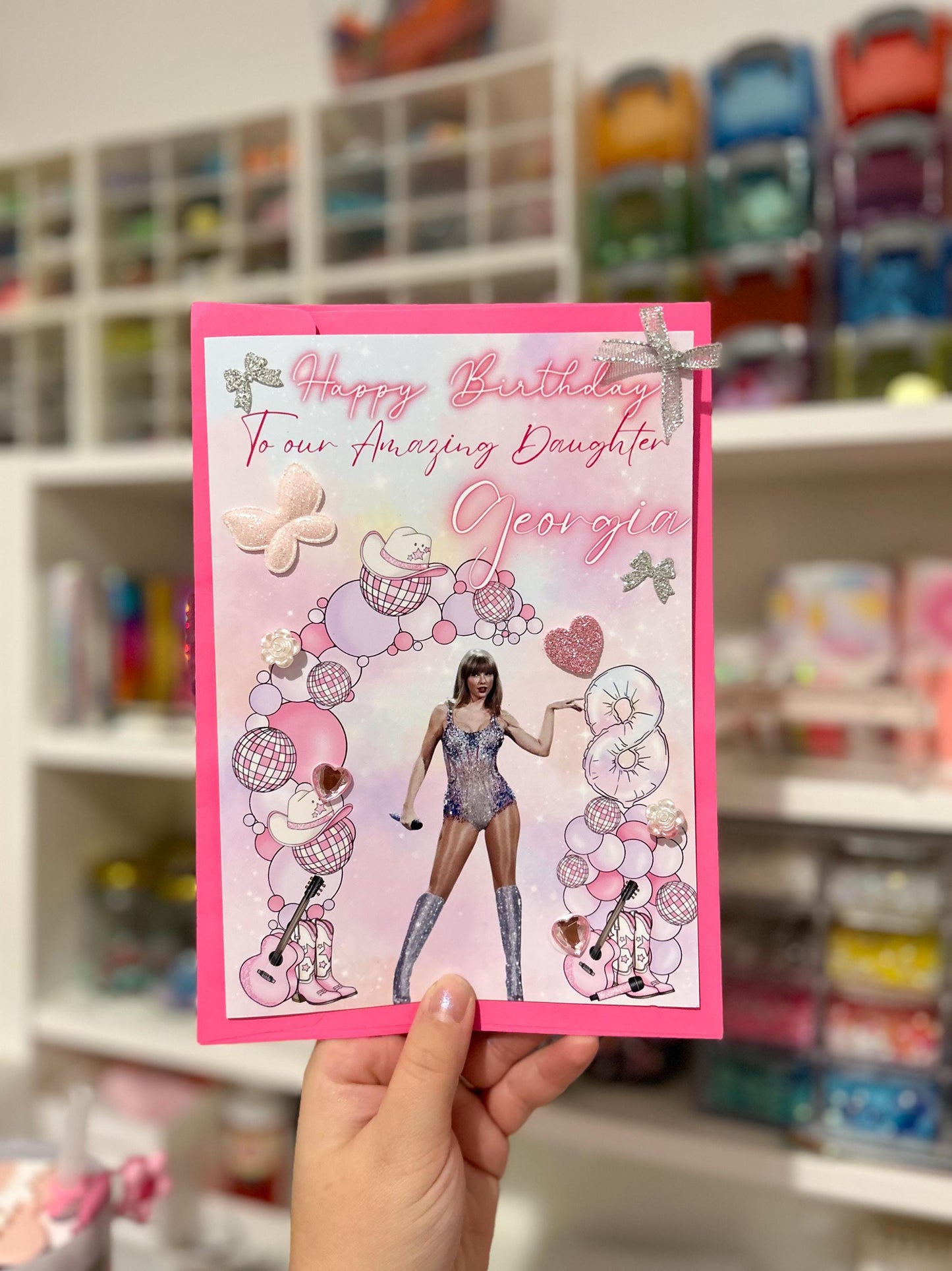Swiftie inspired Birthday Card | Birthday Party | Personalised