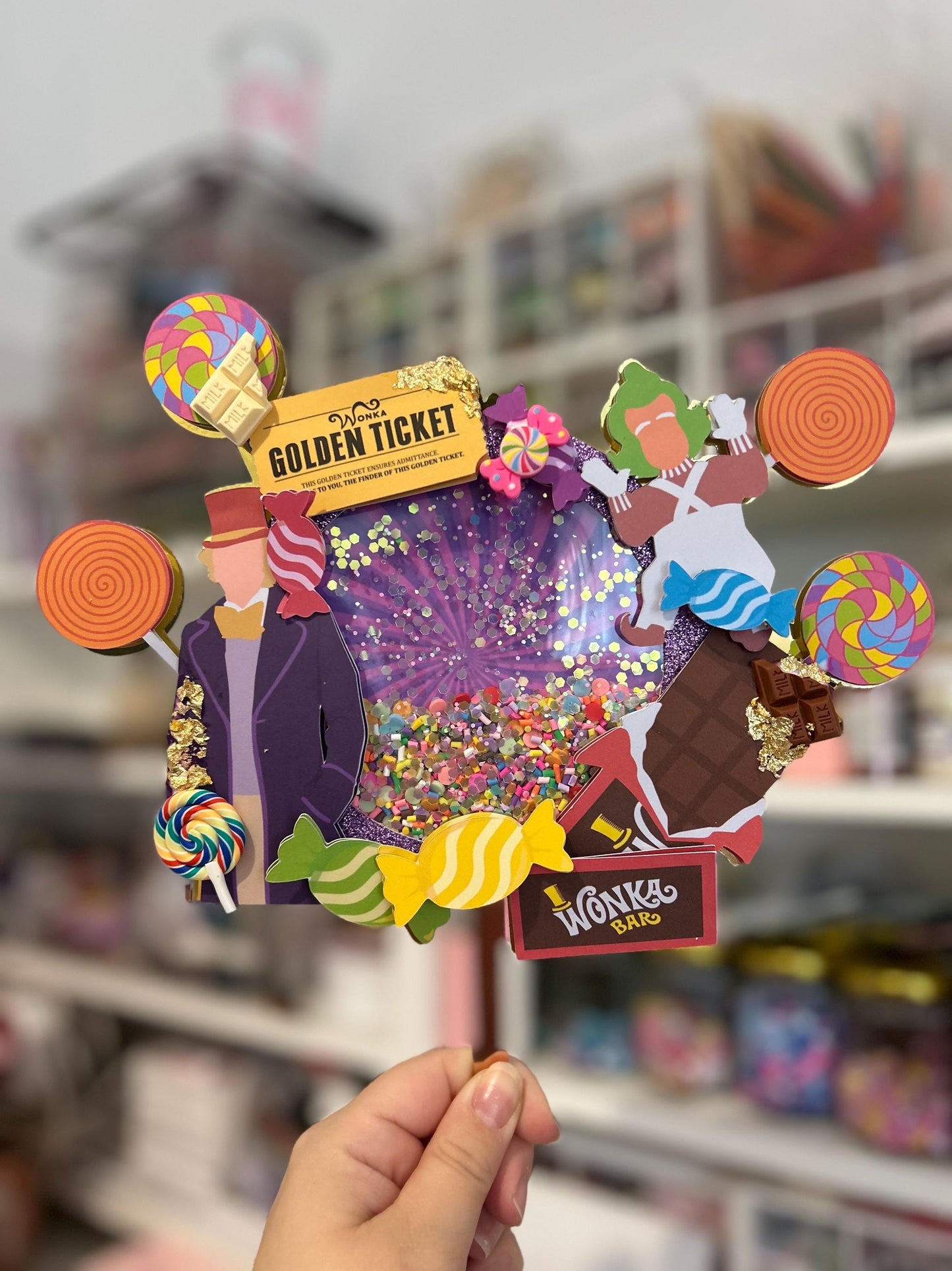 Candyland Chocolate Factory Cake Topper | Birthday Party | Personalised